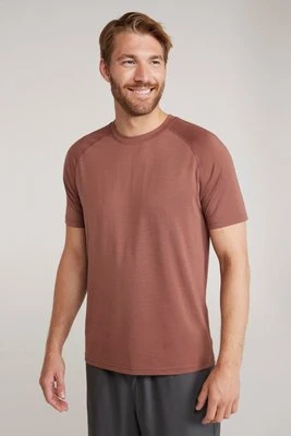 Męska szybkoschnąca koszulka sportowa - Light Pink Mountain Warehouse