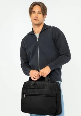 Męska torba na laptopa 15,6’’ jednokomorowa czarna Wittchen
