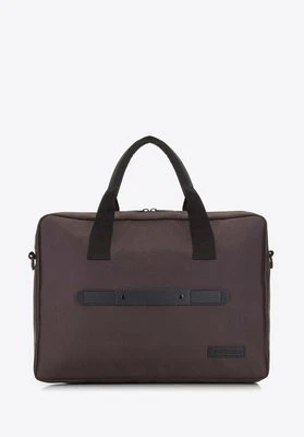 Męska torba na laptopa 15,6” klasyczna brązowo-czarna Wittchen