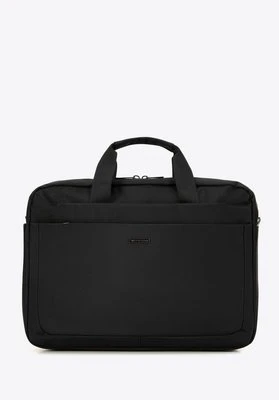 Męska torba na laptopa 15,6’’ z pasem na bagaż czarna Wittchen