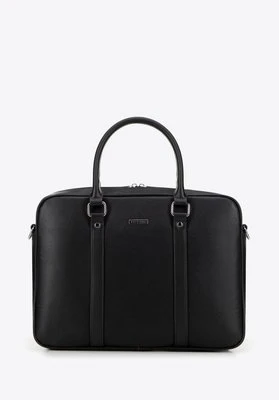 Męska torba na laptopa 15’’ z paskiem czarna Wittchen