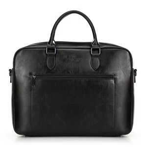 Męska torba na laptopa 16” z imitacji skóry czarna Wittchen