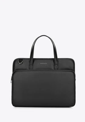 Męska torba na laptopa 16” z imitacji skóry czarna Wittchen
