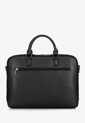 Zdjęcie produktu Męska torba na laptopa 16” z imitacji skóry czarna Wittchen