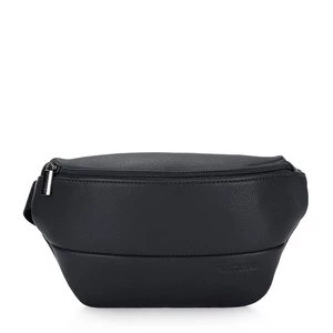 Męska torebka nerka minimalistyczna czarna Wittchen