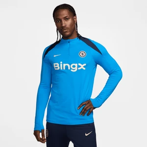 Męska treningowa koszulka piłkarska Nike Dri-FIT Chelsea F.C. Strike - Niebieski