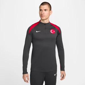 Męska treningowa koszulka piłkarska Nike Dri-FIT Turcja Strike - Szary