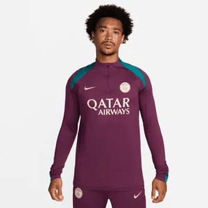 Męska treningowa koszulka piłkarska Paris Saint-Germain Strike Nike Dri-FIT - Czerwony