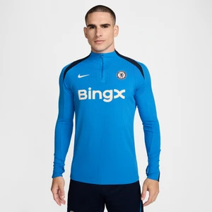 Męska treningowa koszulka piłkarska z dzianiny Nike Dri-FIT ADV Chelsea F.C. Strike Elite - Niebieski