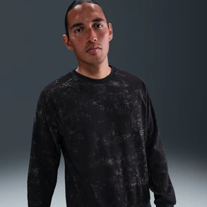 Męska uniwersalna bluza z półokrągłym dekoltem Nike Therma-FIT Primary - Czerń