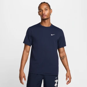 Męska uniwersalna koszulka z krótkim rękawem Dri-FIT UV Nike Hyverse - Niebieski