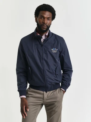 Męska wodoodporna niebieska kurtka marynistyczna harrington GANT