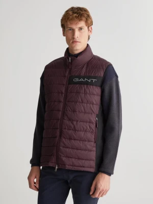 Męska wyściełana kamizelka z tkaniny mieszanej GANT