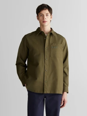 Koszula z nadrukiem i kieszeniami GANT