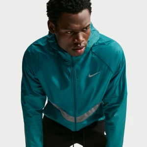 Męska zimowa kurtka do biegania Therma-FIT Repel Nike Miler - Niebieski