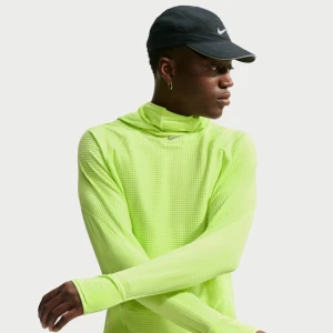 Męska zimowa bluza do biegania Therma-FIT Nike Stride - Żółty
