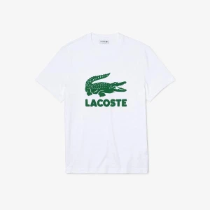 Męski Bawełniany T-Shirt Z Nadrukowanym Logo LACOSTE