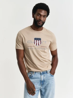 T-shirt z emblematem tarczy GANT
