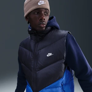 Męski bezrękawnik puchowy Statement Nike Windrunner - Niebieski