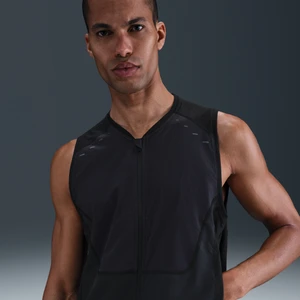 Męski bezrękawnik utility do biegania Dri-FIT ADV Nike Run - Czerń