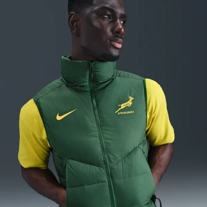 Męski bezrękawnik z wypełnieniem Nike Rugby Sideline Springboks - Zieleń