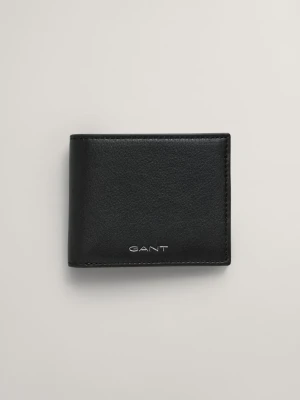 Męski czarny skórzany portfel GANT