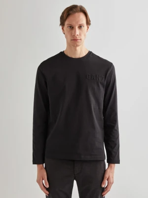 Koszulka z tłoczeniem z długim rękawem GANT