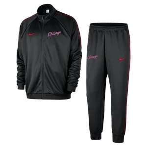 Męski dres NBA Nike Club Peak Chicago Bulls City Edition - Czerń