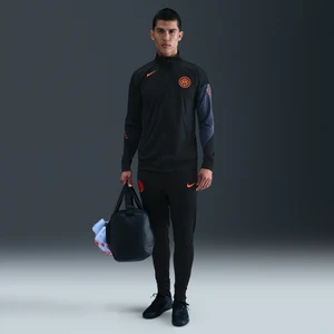 Męski dres piłkarski z dzianiny Nike Dri-FIT Total 90 Inter Mediolan Strike (wersja trzecia) - Czerń