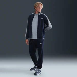 Męski dres z dzianiny poliestrowej Nike Club - Niebieski