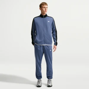 Męski dres z dzianiny poliestrowej Nike Club - Niebieski