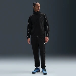 Męski dres z dzianiny poliestrowej Nike Sportswear Club - Czerń