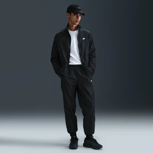 Męski dres z tkaniny Nike Club - Czerń