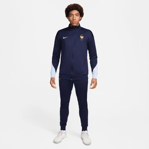 Męski dzianinowy dres piłkarski Nike Dri-FIT FFF Strike - Niebieski