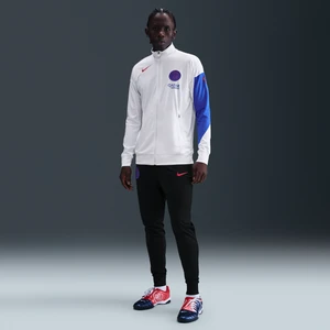 Męski dzianinowy dres piłkarski Nike Dri-FIT Total 90 Paris Saint-Germain Strike (wersja trzecia) - Biel