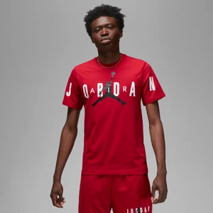 Męski elastyczny T-shirt Jordan Air - Czerwony