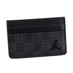 Męski etui na karty z monogramem Jordan - Czerń