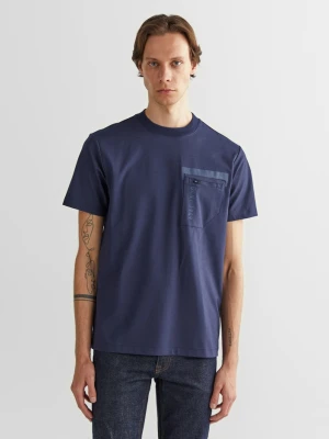 Koszulka z kieszenią z okrągłym dekoltem GANT