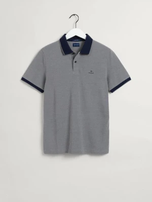 Męski Gri Regular Fit Polo GANT