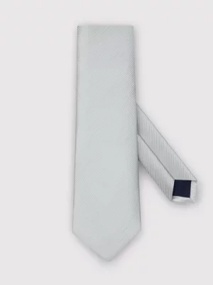 Męski krawat w kolorze srebrnym Pako Lorente