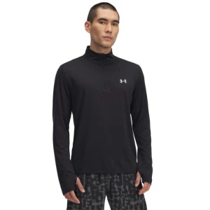 Męski longsleeve do biegania Under Armour UA Launch 1/4 ZIP - czarny