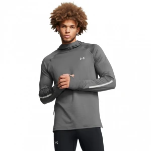 Męski longsleeve do biegania Under Armour UA Launch Elite Cw Balaclava Hoody - szary