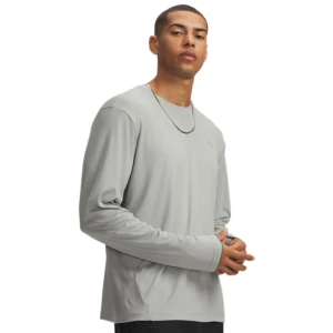 Męski longsleeve trekkingowy Under Armour M Explor IsoChill UPF LS - szary