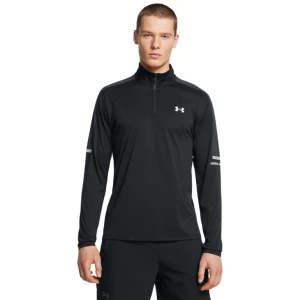 Męski longsleeve treningowy Under Armour UA Tech Utility 1/4 Zip - czarny