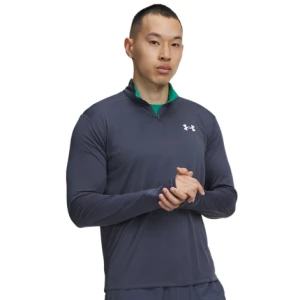 Męski longsleeve treningowy Under Armour UA Tech Utility 1 / 4 Zip - granatowy