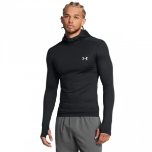 Męski longsleeve treningowy z kapturem Under Armour UA Cg Elite Scuba Hdy - czarny