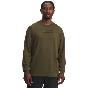 Męski longsleeve z nadrukiem Under Armour Project Rock LS - khaki