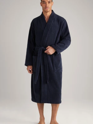 Męski płaszcz kąpielowy w kolorze ciemnoniebieskim Joop