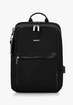 Męski plecak na laptopa 13/14” z doczepianym identyfikatorem czarny Wittchen