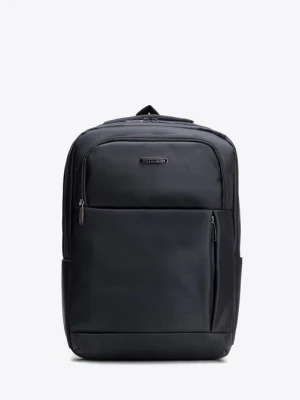 Męski plecak na laptopa 14'' nylonowy czarny Wittchen